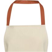 Nia schort van 200 g/m² gerecycled katoen - Baksteen