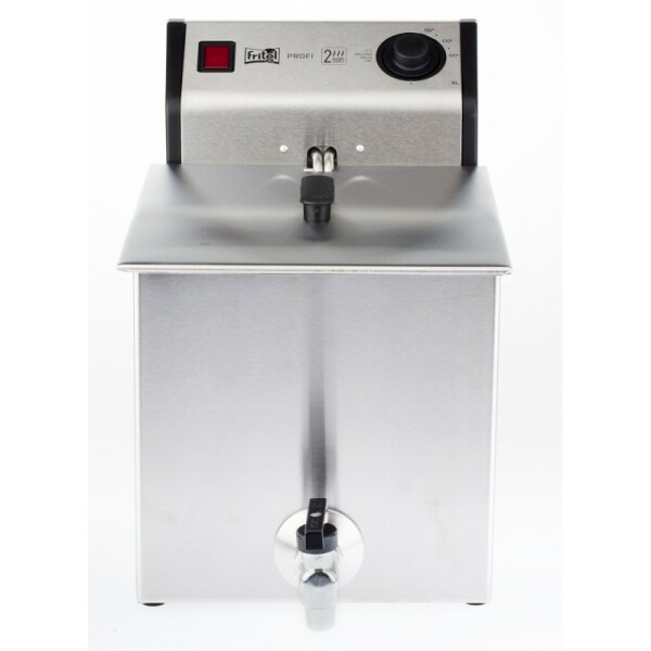 Fritel Profi 4620 8L 3300W with draining tap.