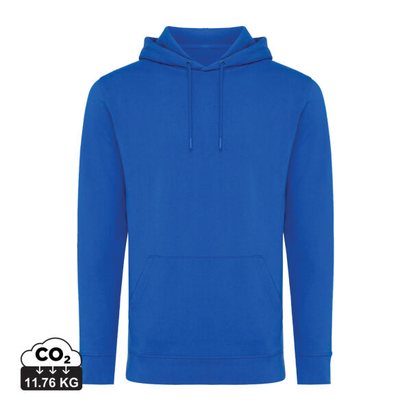 Iqoniq Jasper recycled cotton hoodie, royal blue (XXL)