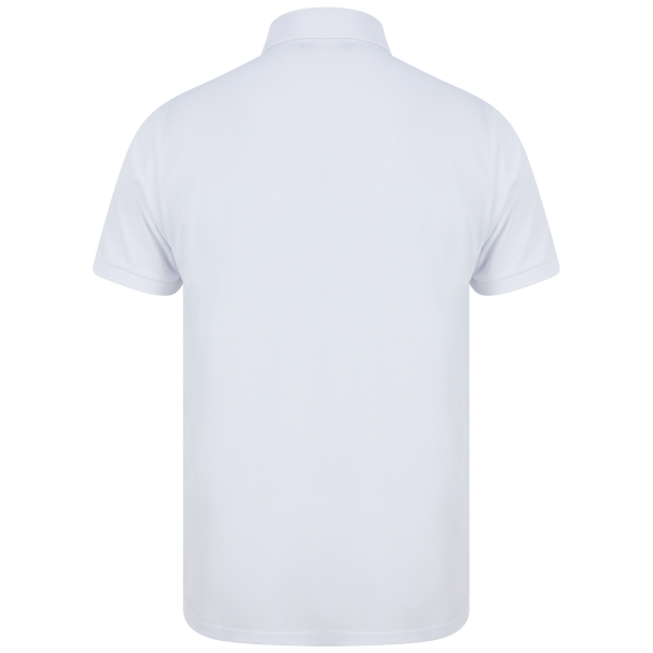 Herenpolo van gerecycled polyester White 4XL Herenpolo van gerecycled polyester White 4XL