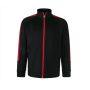 KID'S KNITTED TRACKSUIT TOP, RED/WHITE, 13/14, FINDEN HALES