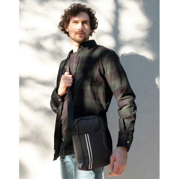 Rennes Messenger Pouch - Black/White - One Size Rennes Messenger Pouch - Black/White - One Size