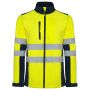 Antares Hi-Viz Softshell Jacket navy blue/fluor yellow S