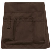 Ecologisch uniseks tuinschort Chocolate One Size