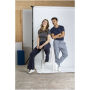 Azurite dames T-shirt met korte mouwen biologisch textiel - Rood - XS