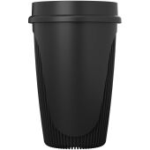 Alto 350 ml beker met 360° deksel - Zwart