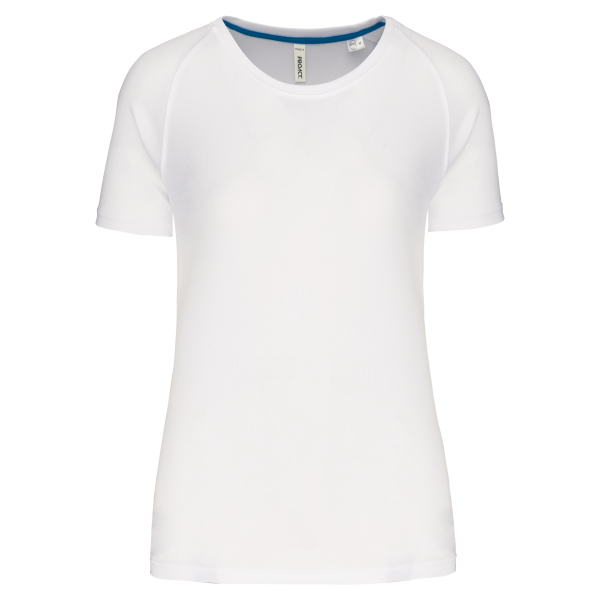 T-shirt de sport à col rond recyclé femme White XXL T-shirt de sport à col rond recyclé femme White XXL