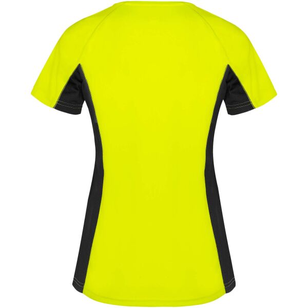 Shanghai sportshirt met korte mouwen voor dames - Fluorgeel/Zwart - roly-S Shanghai sportshirt met korte mouwen voor dames - Fluorgeel/Zwart - roly-S