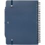Thalaasa A5 ocean-bound hardcover notitieboek met balpen (zwarte inkt) - Oceaanblauw