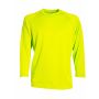 SP Run Long Sleeve Shirt - Neon geel SP Run Long Sleeve Shirt - Neon geel