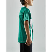 PROGRESS 2.0 STRIPE JERSEY JR TEAM GREEN/W 158/164