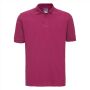 RUS Men Classic Cotton Polo, Fuchsia, XXL