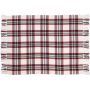 Polyester chenille (285 gr/m²) deken Ayana rood