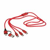 Oplaadkabel Hexa | 6-in-1 - rood