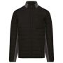 Herenjasje in twee stoffen black / dark grey heather XS