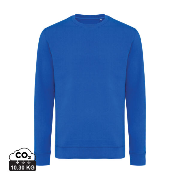 Iqoniq Zion gerecycled katoen sweater, royal blue (XL)