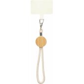 Katoenen (D16) polsband voor telefoon Maxim - khaki (écru)