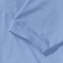 RUS Men Classic Polycotton Polo, Sky, XS