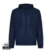 Iqoniq Logan gerecycled polyester lichtgewicht jas, donkerblauw (M)