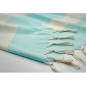 AGOURA - Hammam handdoek 140 gr/m² - Turquoise