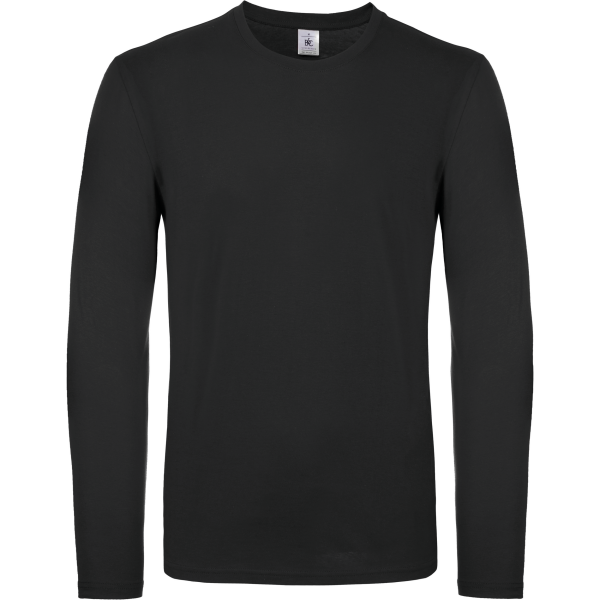 #E150 Men's T-shirt long sleeve Black 4XL #E150 Men's T-shirt long sleeve Black 4XL