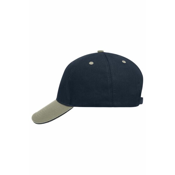 5 Panel Sandwich Cap navy/beige/navy one size 5 Panel Sandwich Cap navy/beige/navy one size