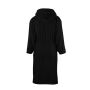 Bathrobe Hooded Black, 2XL/3XL, 420 gr/m²