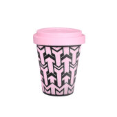 satin black / pink