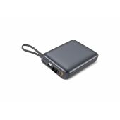Nova Powerbank 22.5W Power Delivery met ingebouwde kabels 20000 mAh - Donker Grijs
