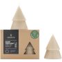 Originalhome kerstboomkaars set van 2 - M - Beige