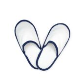 white/navy blue