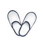 Slippers, 42/44 White/Navy