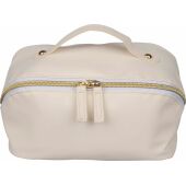 Gerecyclede PU-toilettas Alon beige Gerecyclede PU-toilettas Alon beige