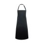 WATER-REPELLENT BIB APRON BASIC WITH BUCKLE, BLACK, One size, KARLOWSKY