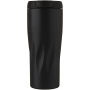 Waves koperen vacuüm geïsoleerde beker 450 ml - Zwart