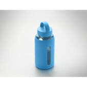 BORIS - Fles van hoog borosilicaatglas - Turquoise BORIS - Fles van hoog borosilicaatglas - Turquoise