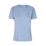 T-shirt | biologisch katoen | dames - Lichtblauw, S