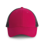 Truckerpet - 6 panelen Fuchsia / Dark Grey One Size