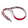 Polyester keycord met reflecterende overlay Polyester keycord met reflecterende overlay