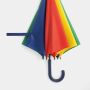 Automatisch te openen paraplu DISCO blauw, geel, groen, rood