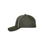 6 Panel Workwear Cap - SOLID - olive one size