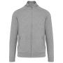 Katoenen sweatvest met raglanmouwen Oxford Grey 6XL