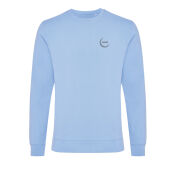 IQONIQ Zion gerecycled katoen sweater, sky blue (XXS)