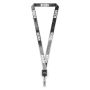 Polyester sublimatie lanyard met vierkante badge reel Polyester sublimatie lanyard met vierkante badge reel