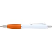 Nash balpen van gerecycled plastic (blauwe inkt) - Oranje