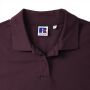 RUS Ladies Ultimate Cotton Polo, Burgundy, S