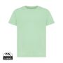 Iqoniq Koli kids lichtgewicht gerecycled katoen t-shirt, iceberg green (7-8 y)