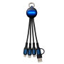 6-in-1 oplaadkabel met licht REEVES-PUHALANI II - blauw