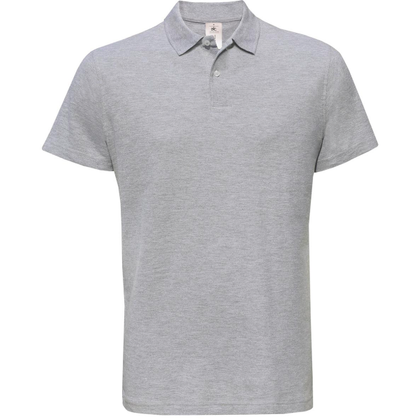 Id.001 Polo Shirt Heather Grey S Id.001 Polo Shirt Heather Grey S
