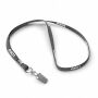 Polyester tubulaire keycord met metalen klem